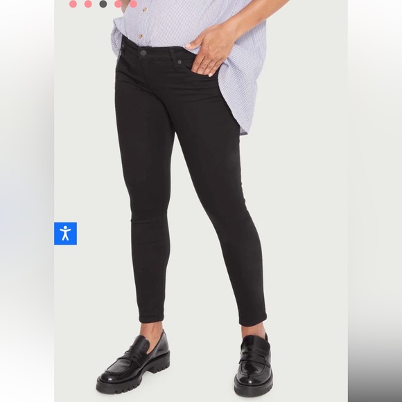 HATCH black maternity slim fit jeans - Picture 2 of 6